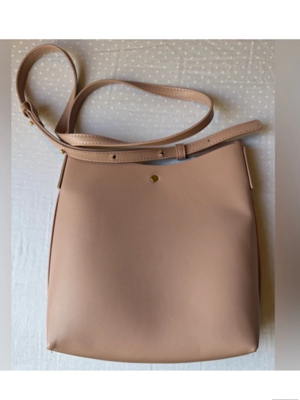 Anthropologie Samara Vegan Leather Pink Crossbody bag